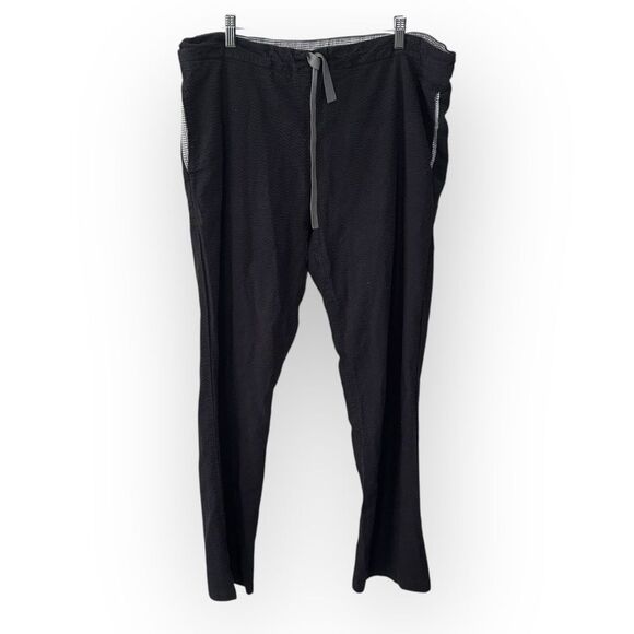 Betabrand seersucker pants casual beach drawstring size large women’s - Picture 1 of 6